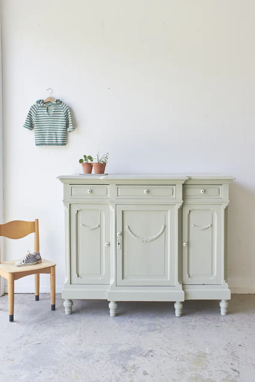 2491---Vintage-licht-groen-commode---Firma-Zoethout-01