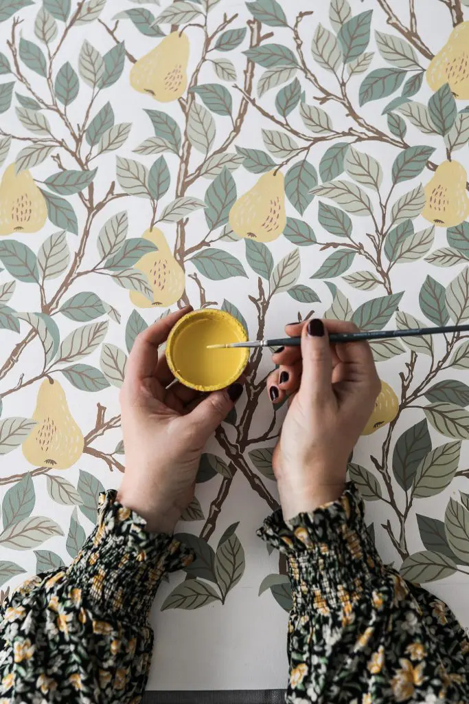 angas midbec behang met peertjes 13102 02