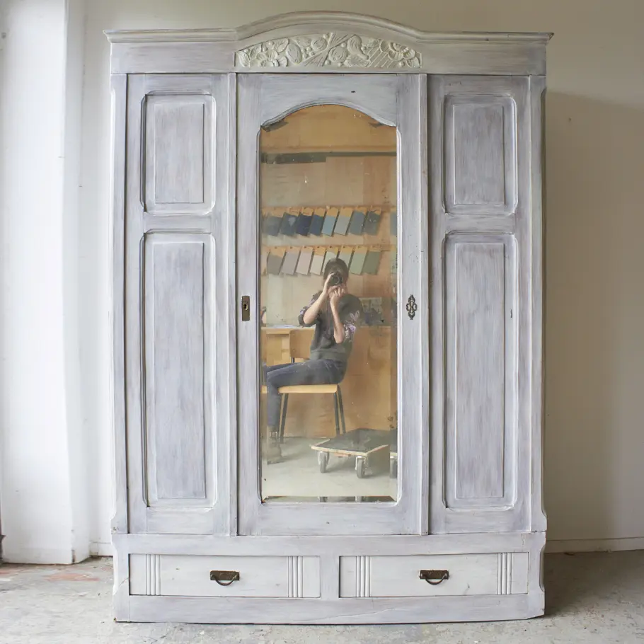 10885 Demontabele spiegelkast met 1 deur Firma Zoethout