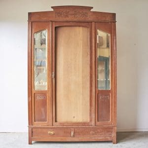 vintage demontabele spiegelkast