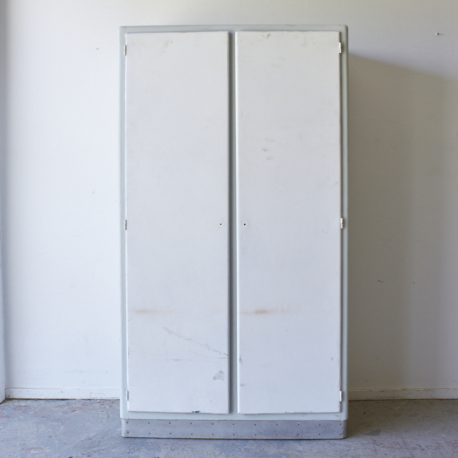 vintage tweedeurs locker 10875