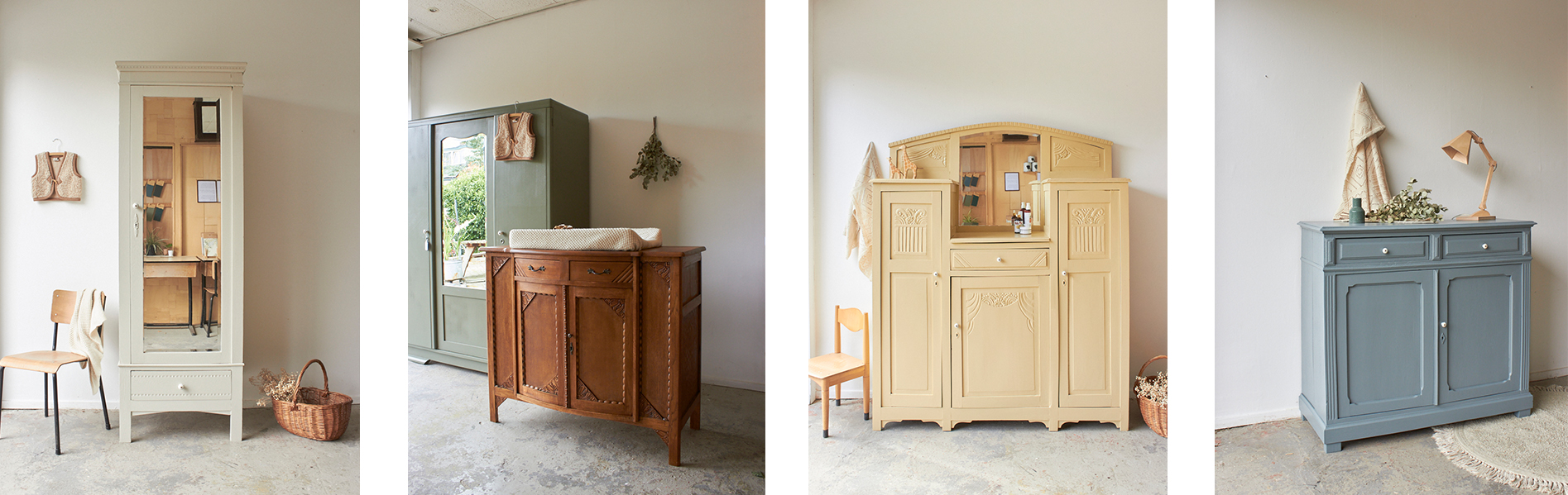 Firma zoethout kindermeubel vintage meubel commode spiegelkast