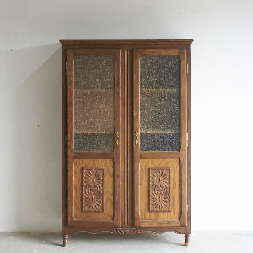 11014 vintage vitrine kast