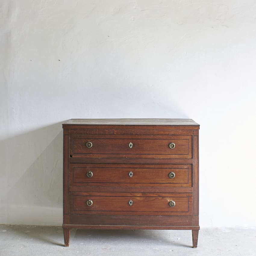 2603 vintage houten lade commode